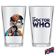 Doctor Who Anniversary Sixth Doctor 16 oz. Glass Set of 2